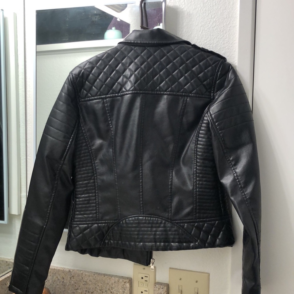 Aftf Basic Outerwear Black Jacket Size M - image 2